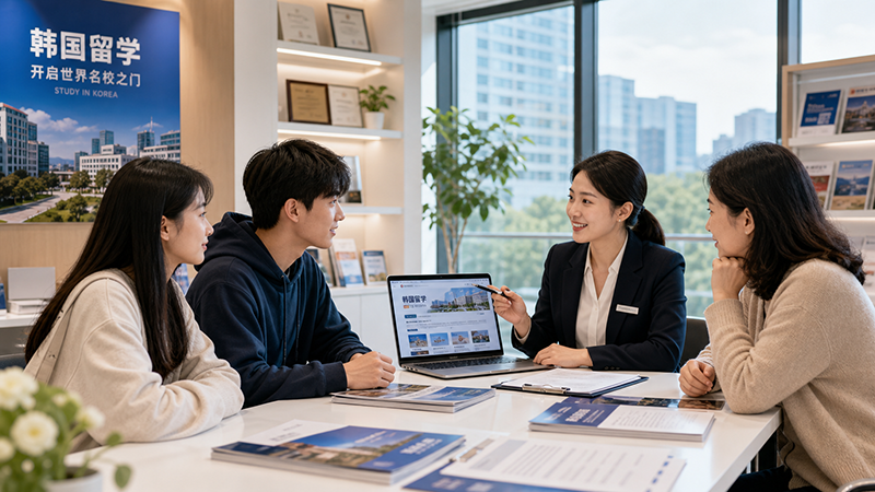 韩国留学咨询场景